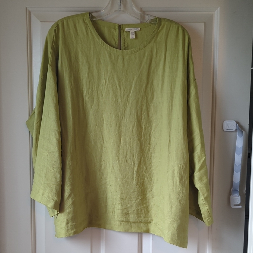 Organic Linen Eileen Fisher Top